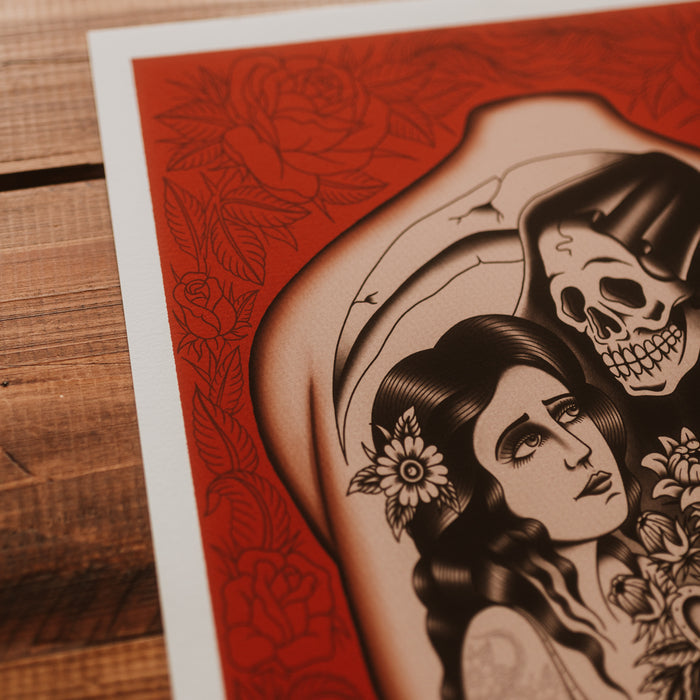 IN DEATH'S HANDS - Giclée Art Print