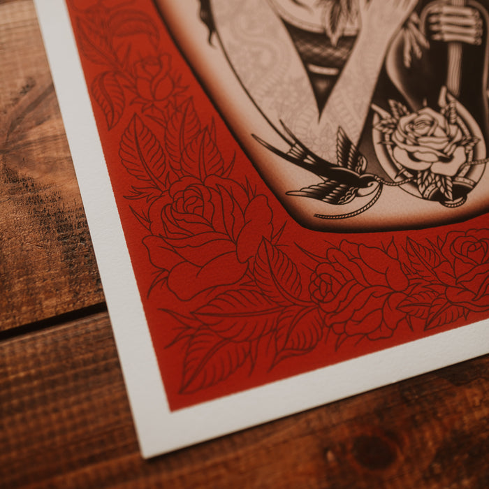IN DEATH'S HANDS - Giclée Art Print