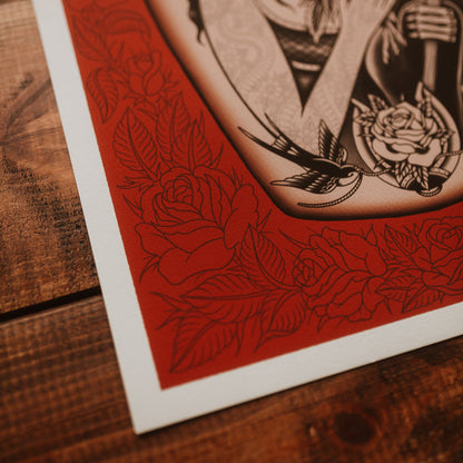 IN DEATH'S HANDS - Giclée Art Print