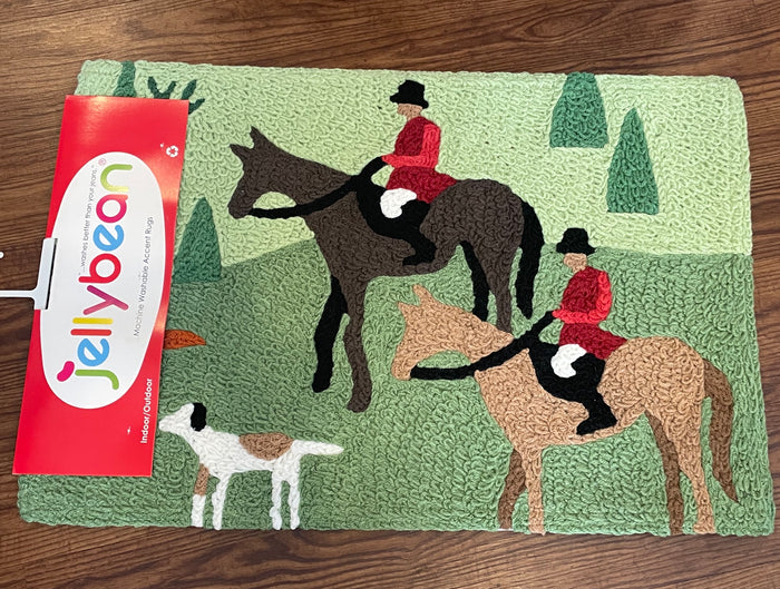 Jellybean Indoor/Outdoor Accent Rugs-Horses