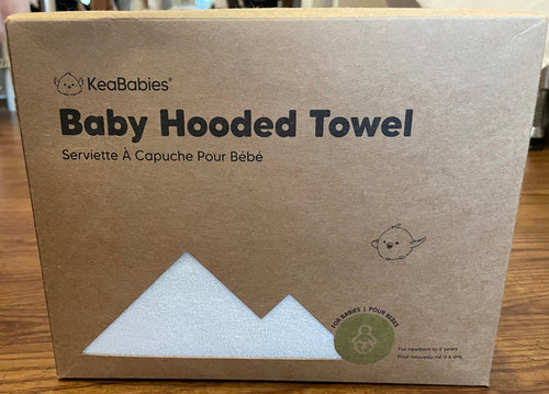 KeaBabies Cuddle Baby Hooded Towel