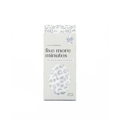 Lemon Lavender Five More Minutes Silky Eye Mask & Scrunchie Set