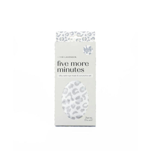 Lemon Lavender Five More Minutes Silky Eye Mask & Scrunchie Set