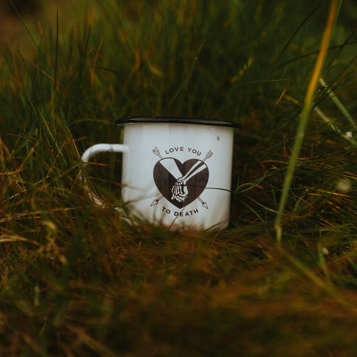LOVE YOU TO DEATH - ENAMEL MUG