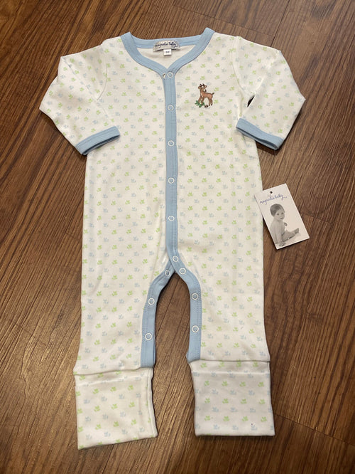 Magnolia Baby Embroidered Baby Buck Playsuit (3M)