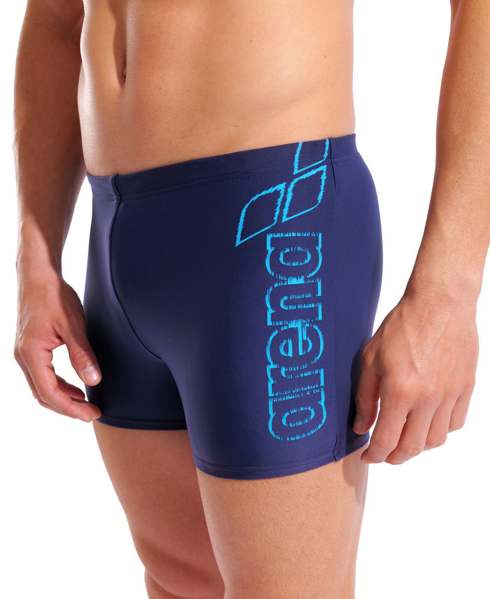 MEN'S ARENA SCRATCHY SWIM SHORT NAVY