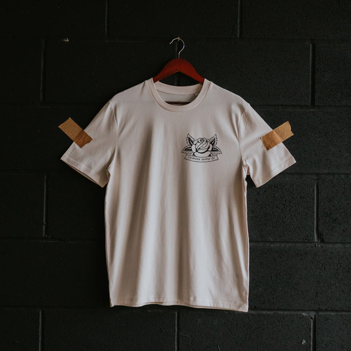MERCY OF THE TIDE - OFF WHITE UNISEX T-SHIRT
