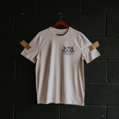 MERCY OF THE TIDE - OFF WHITE UNISEX T-SHIRT