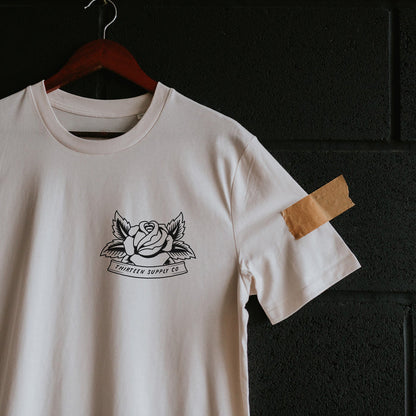 MERCY OF THE TIDE - OFF WHITE UNISEX T-SHIRT