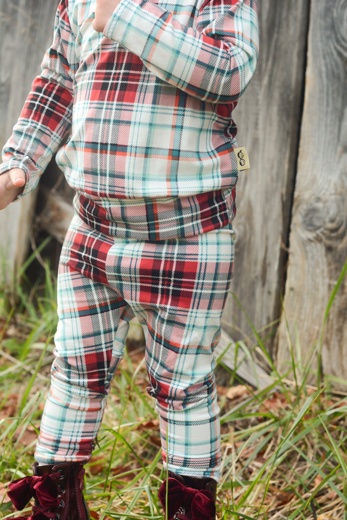Merry Mix Plaid Lounge Set