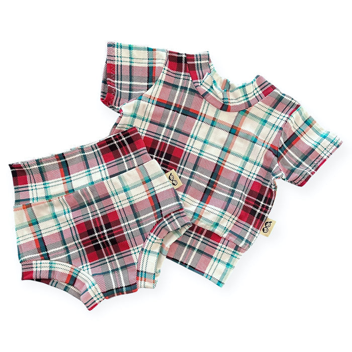 Merry Mix Plaid Summer Lounge Set