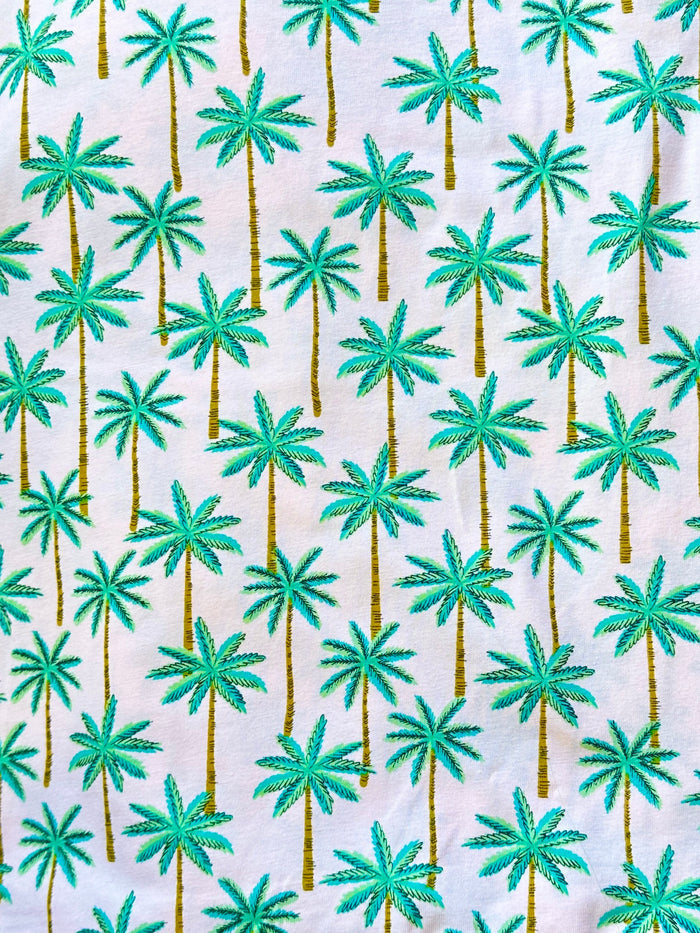 Palm Paradise on Pink - Limited Vault Fabric