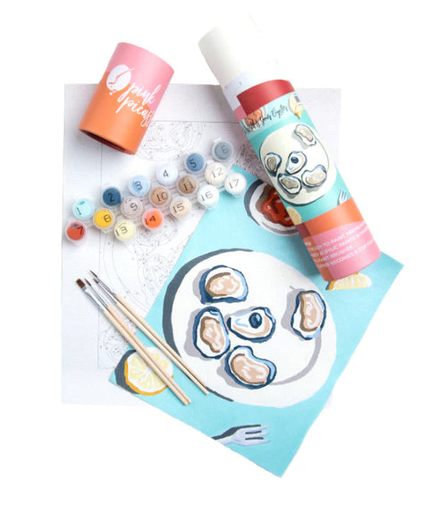 Pink Picasso Paint By Number Kit (8x10)-The World is Your Oyster