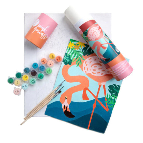 Pink Picasso Paint By Numbers Kit (8x10)-Stand Out in the Crowd