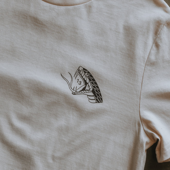 REDUCED TO ASHES - OFF WHITE UNISEX T-SHIRT