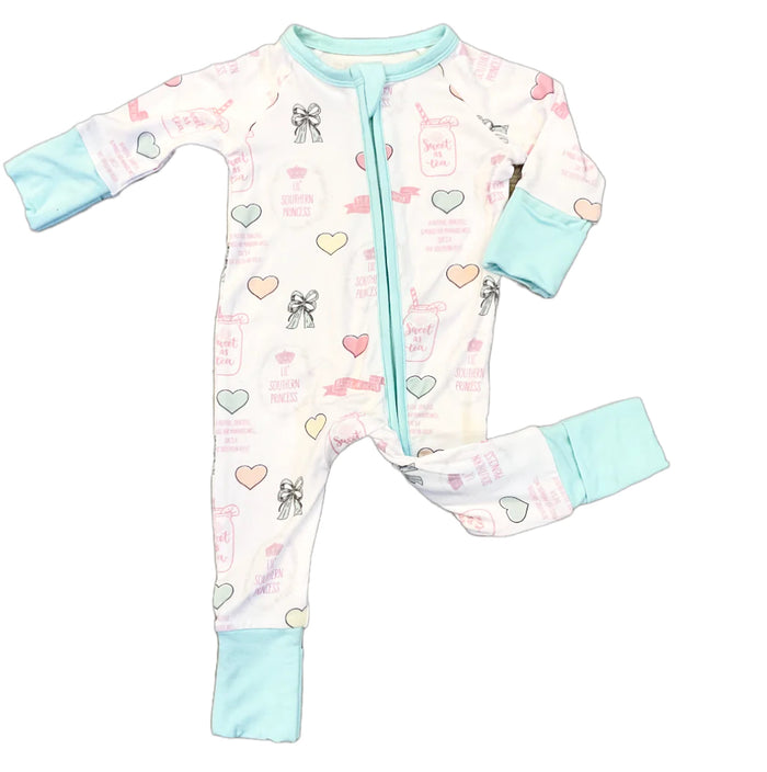 Southern Princess Bamboo Zippy Pajamas