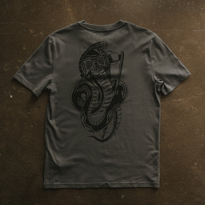 STRIKE OF DEATH - ANTHRACITE UNISEX T-SHIRT