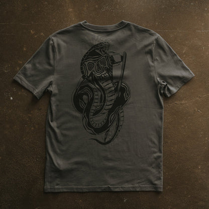 STRIKE OF DEATH - ANTHRACITE UNISEX T-SHIRT