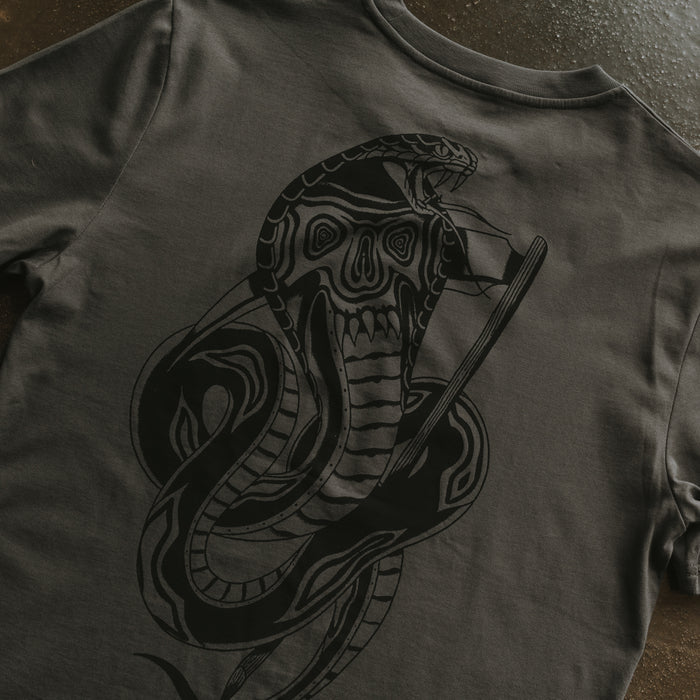STRIKE OF DEATH - ANTHRACITE UNISEX T-SHIRT