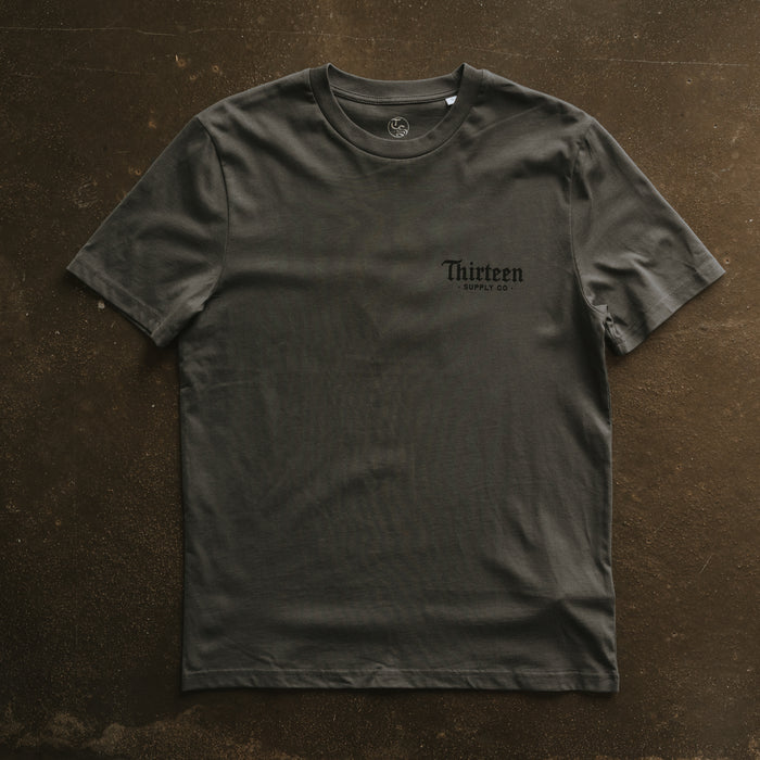 STRIKE OF DEATH - ANTHRACITE UNISEX T-SHIRT