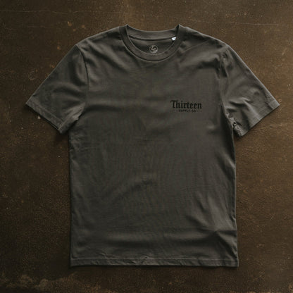 STRIKE OF DEATH - ANTHRACITE UNISEX T-SHIRT
