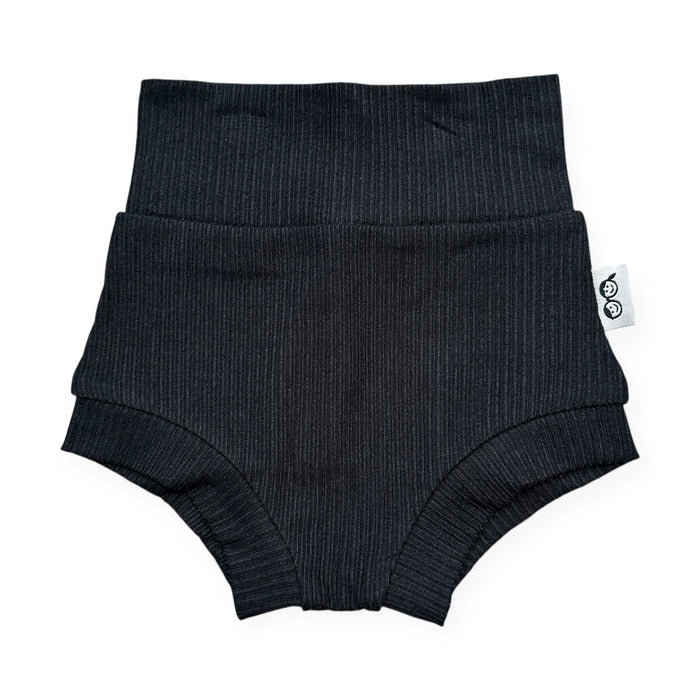 Tan Brush Spots and Black Ribbed Summer Lounge Set