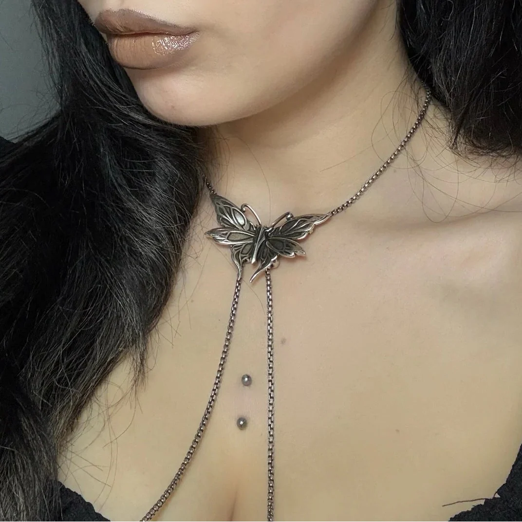 TWILIGHT MOTH NECKLACE