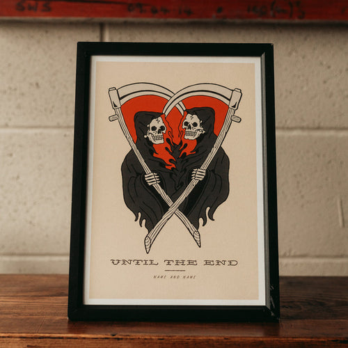 UNTIL THE END - Personalised Giclée Art Print