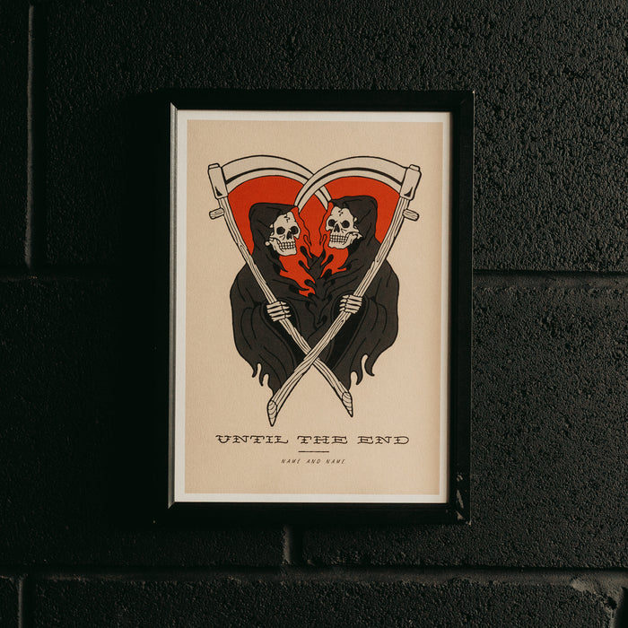 UNTIL THE END - Personalised Giclée Art Print