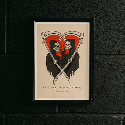 UNTIL THE END - Personalised Giclée Art Print