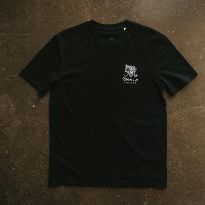 UP IN FLAMES - BLACK UNISEX T-SHIRT