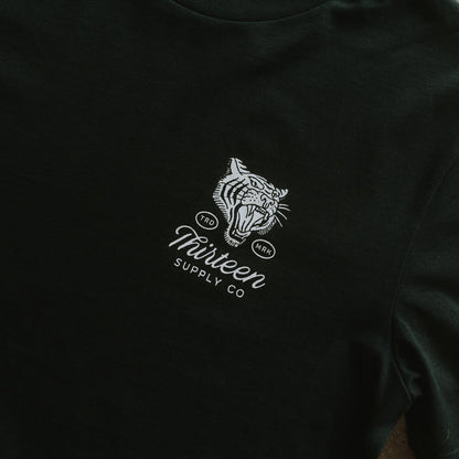 UP IN FLAMES - BLACK UNISEX T-SHIRT