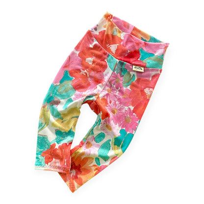 Watercolor Garden Leggings