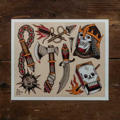 WEAPONS FLASH - Giclée Art Print