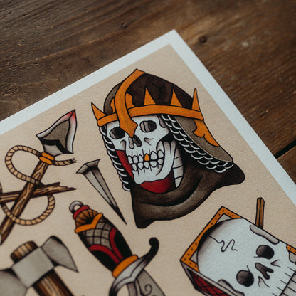 WEAPONS FLASH - Giclée Art Print
