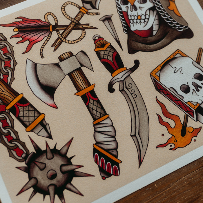 WEAPONS FLASH - Giclée Art Print