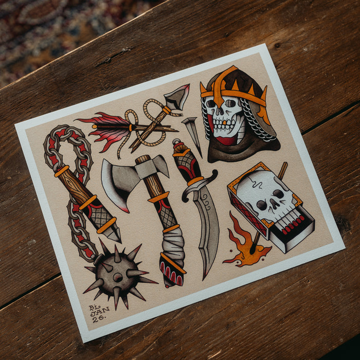 WEAPONS FLASH - Giclée Art Print