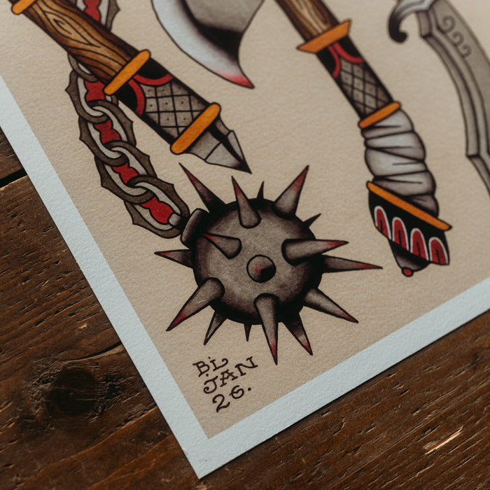 WEAPONS FLASH - Giclée Art Print