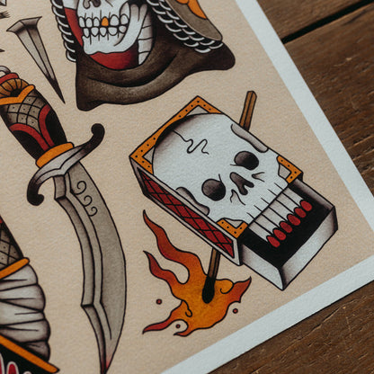 WEAPONS FLASH - Giclée Art Print