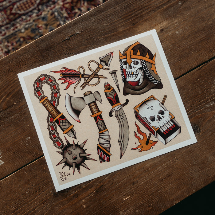 WEAPONS FLASH - Giclée Art Print