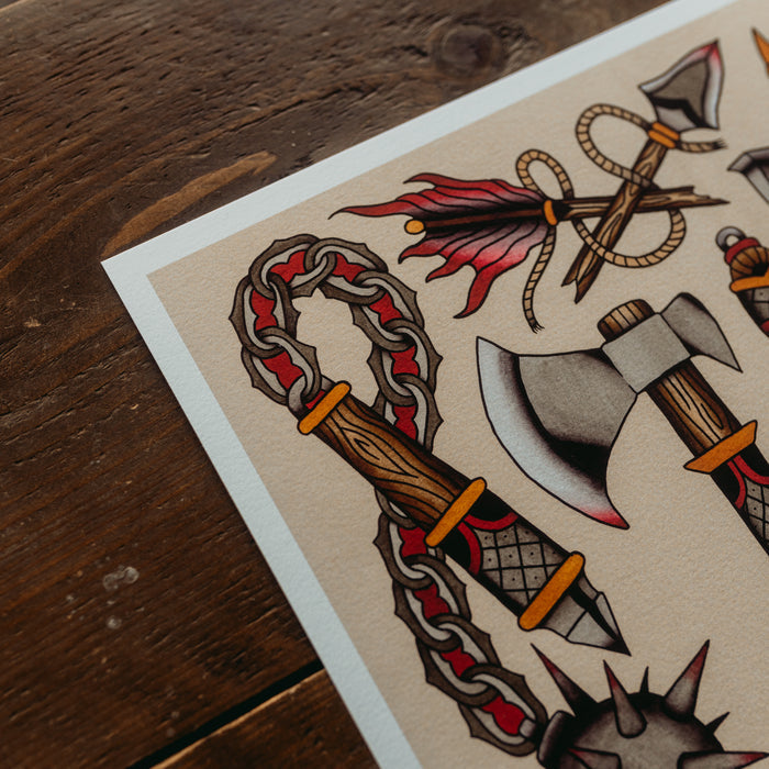 WEAPONS FLASH - Giclée Art Print