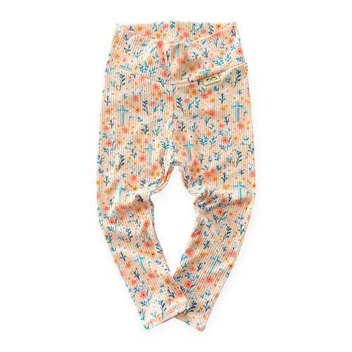 Wildflower Faith Ribbed Leggings